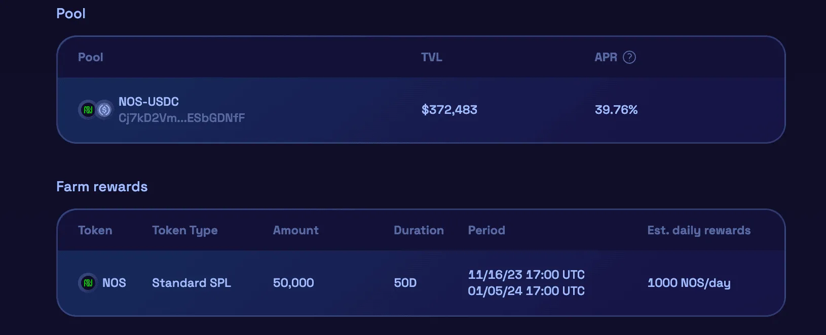 $NOS Farm on Raydium
